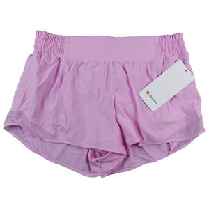 New Lululemon Size 10 Hotty Hot High Rise HR Lined Short 2.5" VITP Vita Pink $68